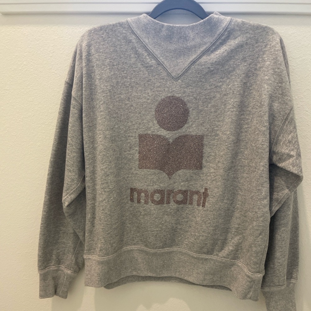 Gray Marant Sweatshirt rainbow glitter logo 40